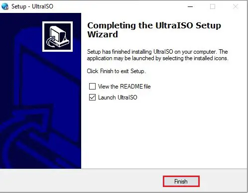 completing the ultraiso setup