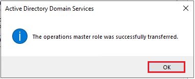 master roles was successfully