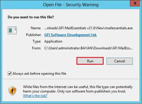 open file security warning
