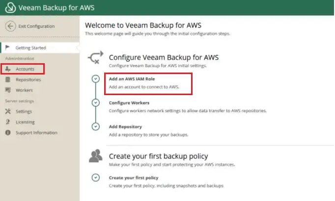 welcome to veeam for aws