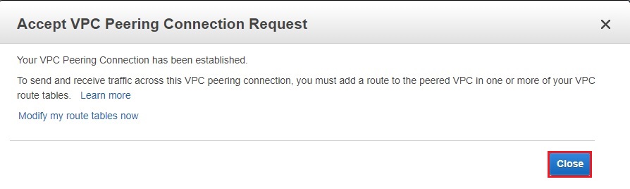 accept vpc peering connection request