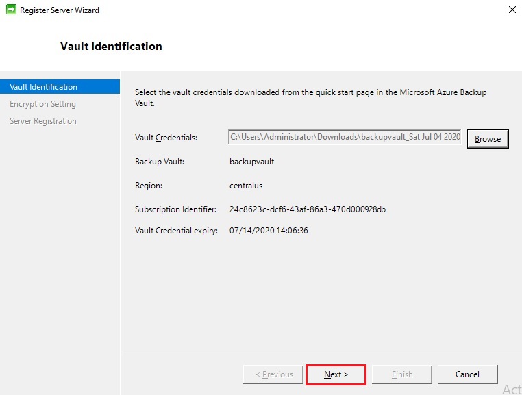 Microsoft Azure Recovery Services Agent, How to Install Microsoft Azure Recovery Services Agent