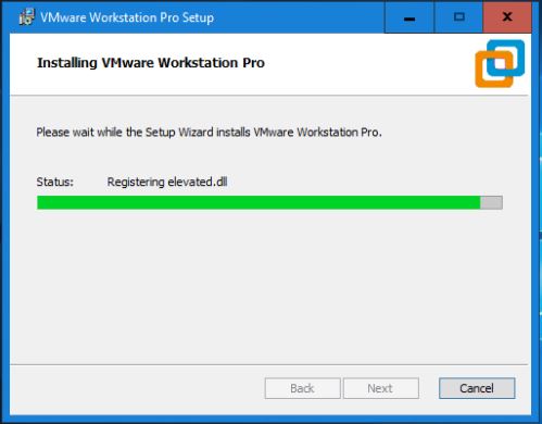 installing vmware workstation