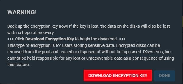 freenas download encrypted key