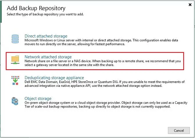 Add NAS Volume Veeam Backup Repository, How to Add NAS Volume Veeam Backup Repository