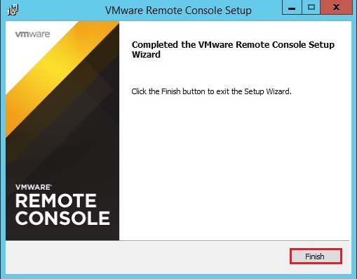 vmware remote console setup