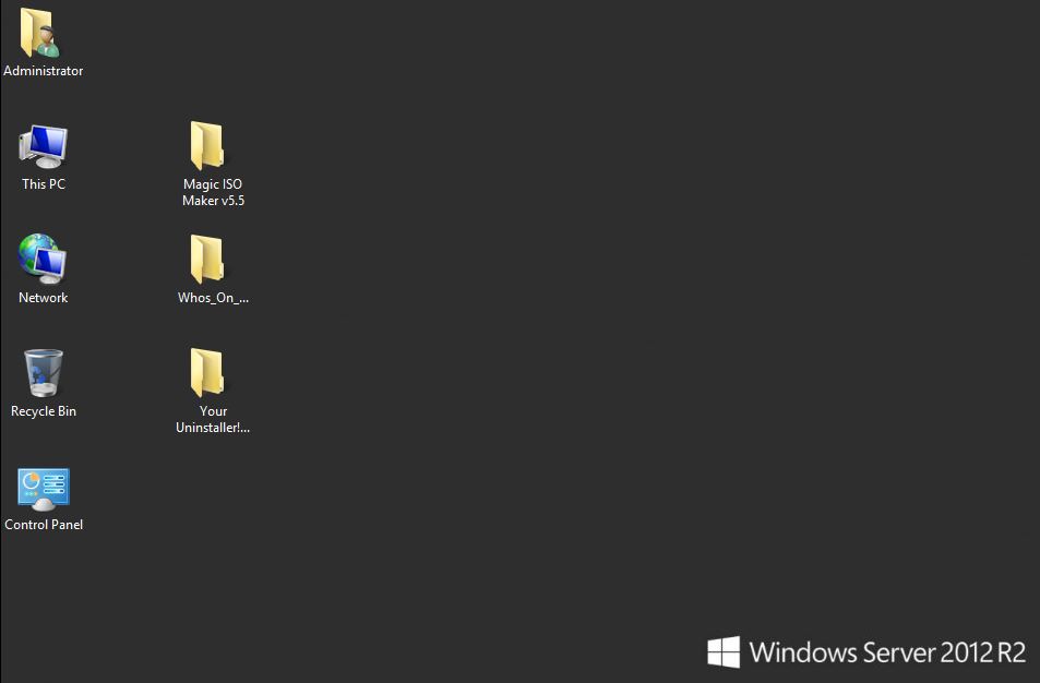 windows server 2012 desktop