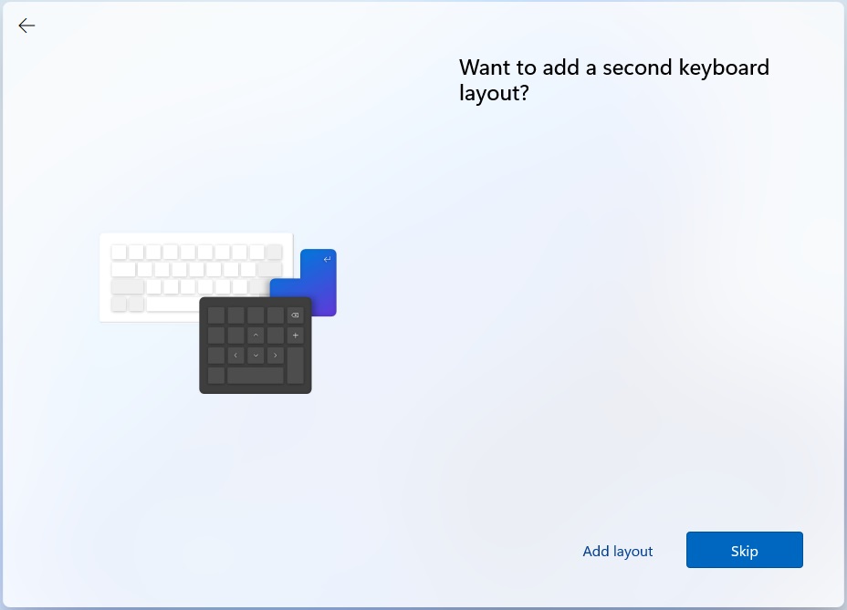 second keyboard layout windows 11