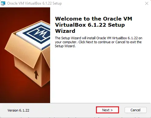 Welcome to virtualbox setup